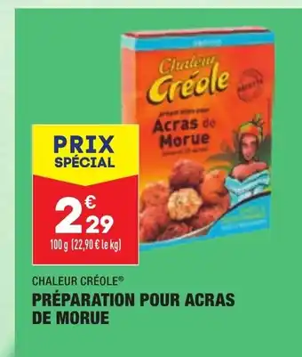 ALDI Préparation Pour Acras De Morue offre