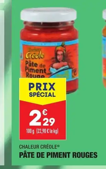 ALDI Pâte De Piment Rouges offre