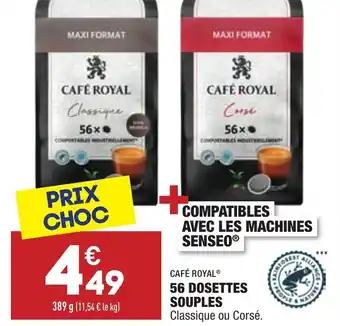 ALDI 56 Dosettes Souples offre