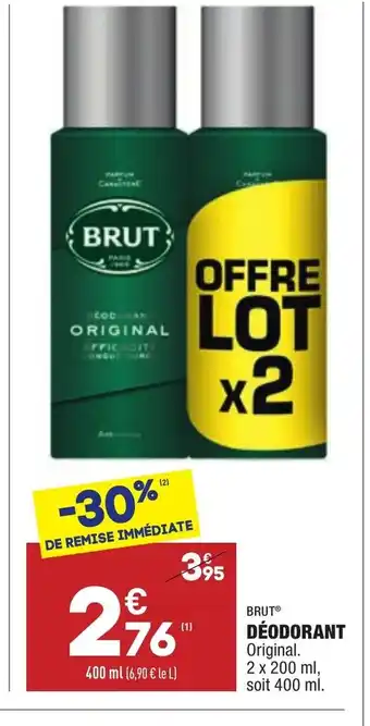 ALDI Déodorant offre