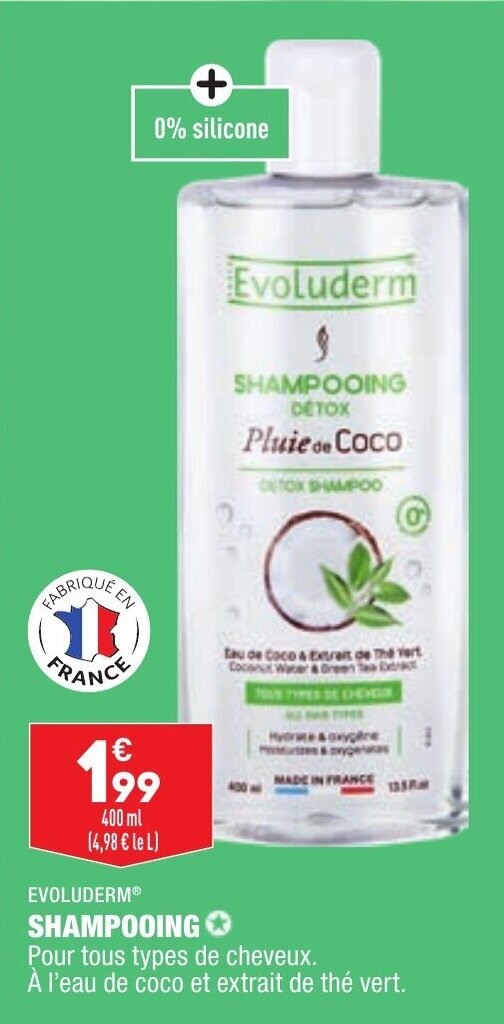 Promo Shampooing chez ALDI