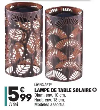 ALDI Lampe De Table Solaire offre