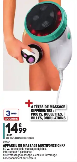 ALDI Appareil De Massage Multifonction offre