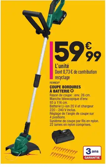 ALDI Coupe Bordures offre