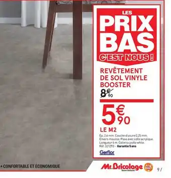 RevĂȘtement De Sol Vinyle Booster