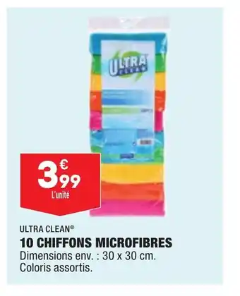 ALDI 10 Chiffons Microfibres offre