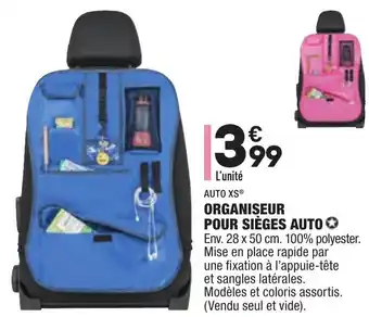 Organiseur Pour SiĂšges Auto