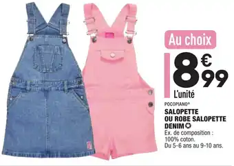 Salopette Ou Robe Salopette Denim