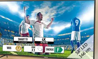 Auchan Tv Led Qilive Q58US211B offre