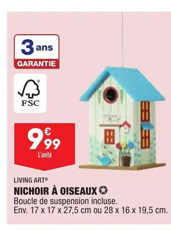 ALDI Nichoir À Oiseaux offre