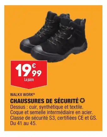 ALDI Chaussures De Sécurité offre