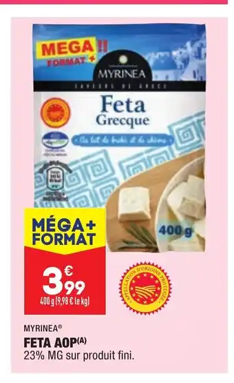 ALDI Feta Aop offre