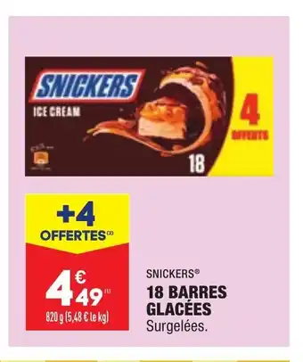 ALDI 18 Barres Glacées offre