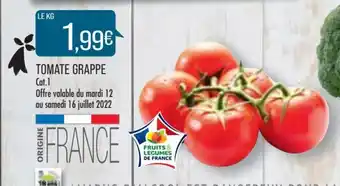 Match Tomate Grappe offre