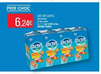 Match Lait Uht Lactel offre