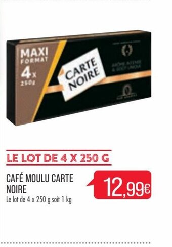 Match Café Moulu Carte Noire offre