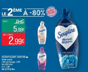 Match SOUPLINE assouplissant offre