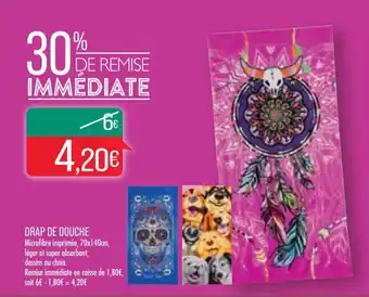 Match Drap de douche offre