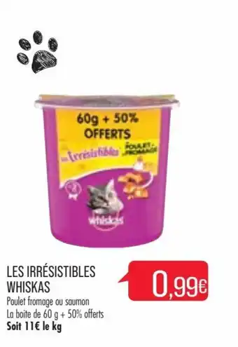 Match WHISKAS les irrésistibles offre