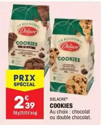 ALDI Cookies Delacre offre