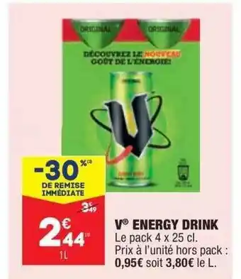 ALDI V® Energy Drink offre