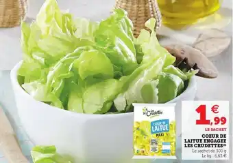 Coeur de laitue engagee les crudettes