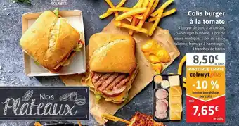 Colruyt Colis Burger à La Tomate offre