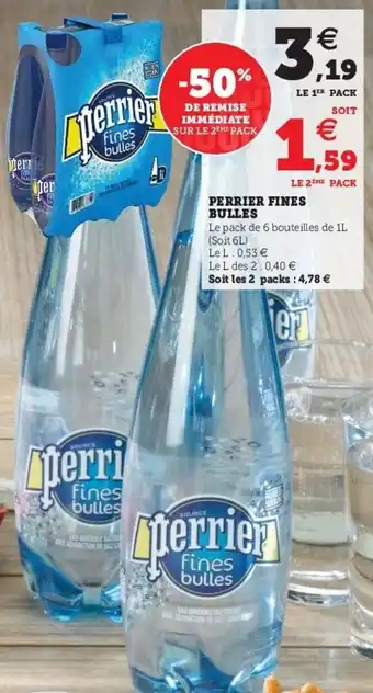 Super U PERRIER fines bulles offre