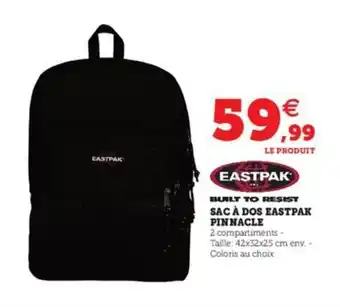Super U EASTPAK sac à dos eastpak pinnacle offre