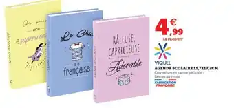 Super U VIQUEL agenda scolaire 11,7x17,2cm offre