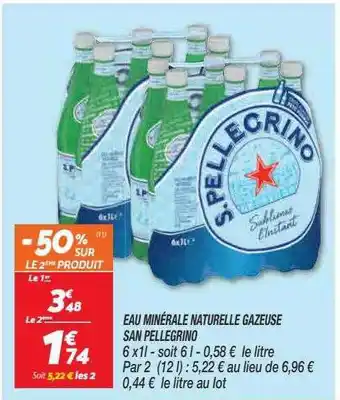 Netto Eau Minérale Naturelle Gazeuse San Pellegrino offre