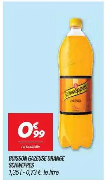 Netto Boisson Gazeuse Orange Schweppes offre