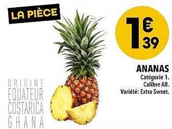 Supeco Ananas Extra Sweet offre