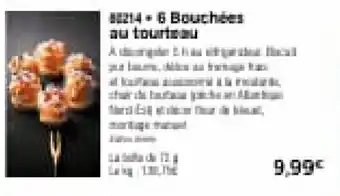 Thiriet 6 bouchées au tourteau offre