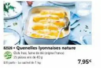 Thiriet Quenelles lyonnaises nature offre