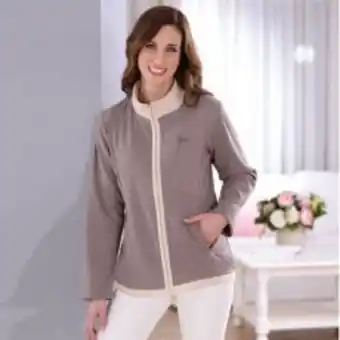 Bleu Bonheur Gilet en polaire avec strass offre