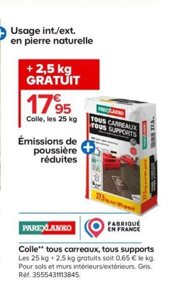 Castorama Colle Tous Carreaux Tous Supports offre