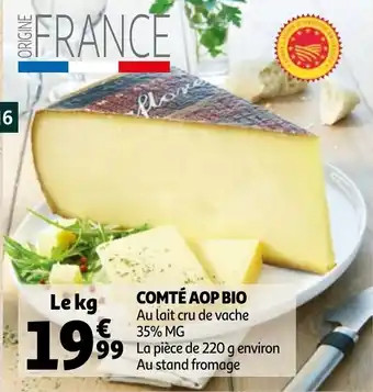 Auchan Comté AOP Bio offre