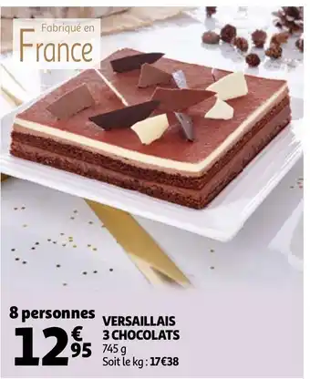 Auchan Versaillais 3 Chocolats offre