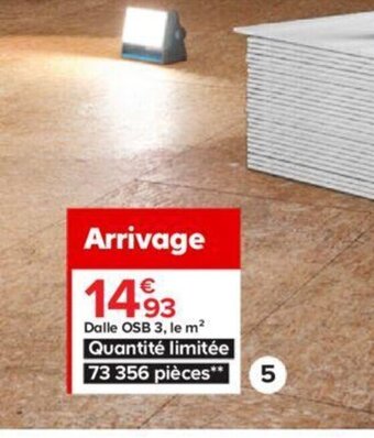 Castorama Dalle Plancher OSB 3 offre