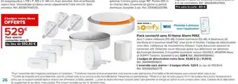 Castorama Pack Connecté Sans Fil Home Alarm max offre