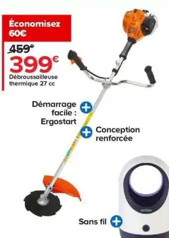 Castorama Débroussailleuse thermique 27cc offre