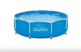Piscine tubulaire ronde Ă3,05x0,76m Summer Waves avec pompe