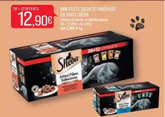 Match Mini Filets Sachets Fraîcheur En Sauce Sheba offre