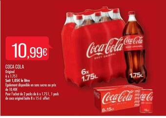 Match Coca Cola Original offre