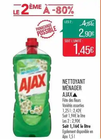 Match Nettoyant Ménager Ajax offre