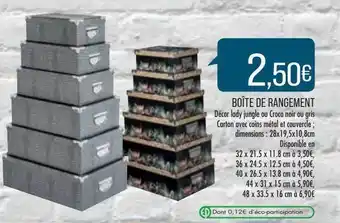 Match Boîte De Rangement offre