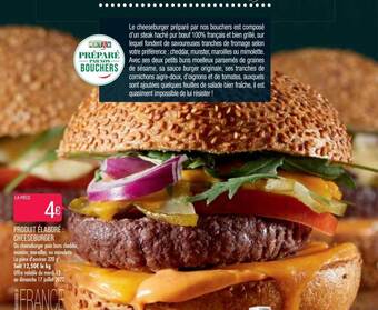 Match Produit élaboré : Cheeseburger offre
