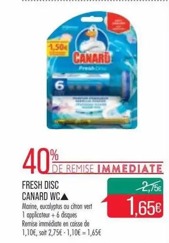 Match Fresh Disc Canard Wc offre