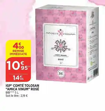 Maximarché Igp Comté Tolosan offre